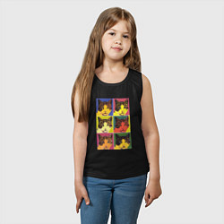 Майка детская хлопок COM Энди Уорхол, цвет: черный — фото 2