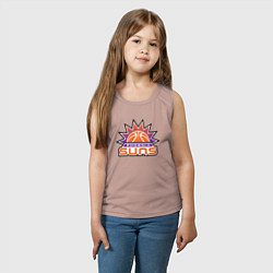 Майка детская хлопок Phoenix Suns, цвет: пыльно-розовый — фото 2