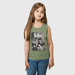 Майка детская хлопок Легендарные музыканты, цвет: авокадо — фото 2