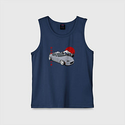 Детская майка Mazda MX-5 ND Miata ND Front View JDM Retro