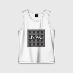 Майка детская хлопок Бандана ра-ра, цвет: белый