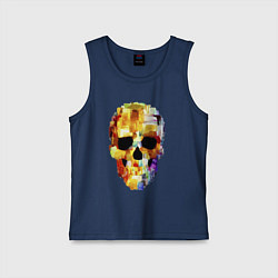 Детская майка Color skull - sketch
