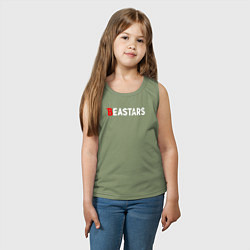 Майка детская хлопок Beastars Лого, цвет: авокадо — фото 2