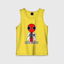 Детская майка Радужные друзья - Красный