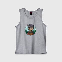 Майка детская хлопок Рэг, цвет: меланж