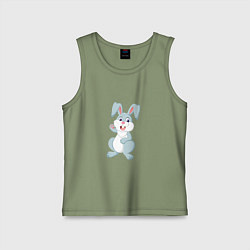 Детская майка Привет от кролика