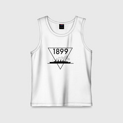 Майка детская хлопок 1899 logo, цвет: белый