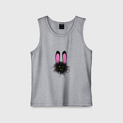 Майка детская хлопок Bunny dust, цвет: меланж