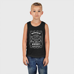 Майка детская хлопок Motorhead в стиле Jack Daniels, цвет: черный — фото 2