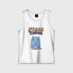 Детская майка Глупая Крыса из Pizza Tower