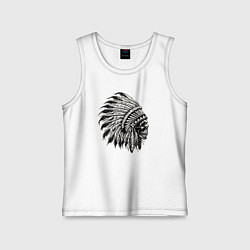 Детская майка Индеец шаман