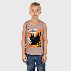 Майка детская хлопок КС 2 Азимов, цвет: пыльно-розовый — фото 2