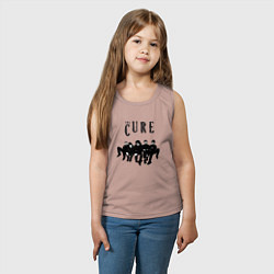 Майка детская хлопок The Cure - A Band, цвет: пыльно-розовый — фото 2