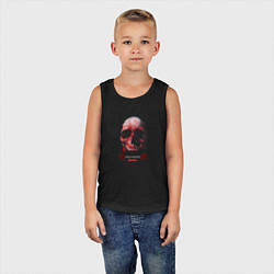 Майка детская хлопок Depeche Mode - Skull Fletch, цвет: черный — фото 2