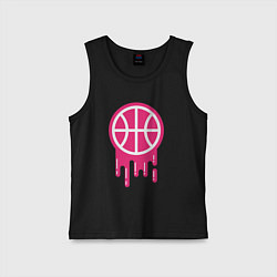 Детская майка Pink basketball