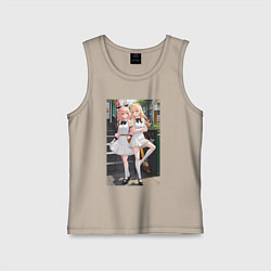 Детская майка Милые аниме тян