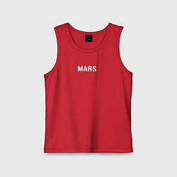 Майка детская хлопок Mars 30STM, цвет: красный