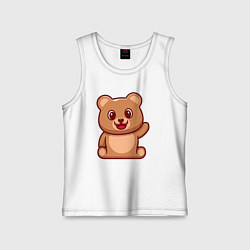 Детская майка Привет от медвежонка