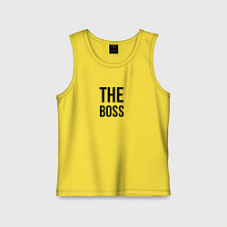 Детская майка The boss - Couple