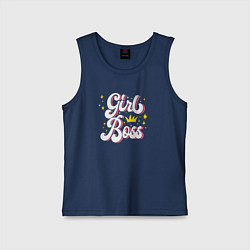 Детская майка Girl boss crown