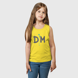 Майка детская хлопок Depeche Mode - Violator tour, цвет: желтый — фото 2