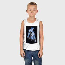 Майка детская хлопок Поднятие уровня в одиночку охотник Джин Ву, цвет: белый — фото 2