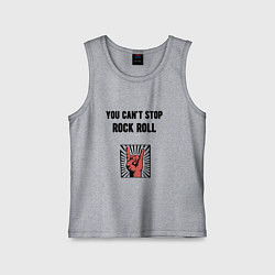 Детская майка You cant stop rock roll