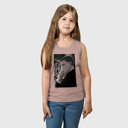 Майка детская хлопок Ведьма и чудовище Ашаф, цвет: пыльно-розовый — фото 2