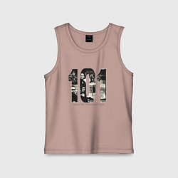 Майка детская хлопок Depeche Mode - Pasadena, цвет: пыльно-розовый