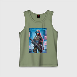 Детская майка Barbie military - special forces