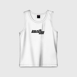 Майка детская хлопок Rocking, цвет: белый