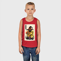 Майка детская хлопок Этот замечательный мир Мэгумин, цвет: красный — фото 2