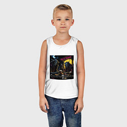 Майка детская хлопок Мы отрылись - Скелеты в шкафу, цвет: белый — фото 2