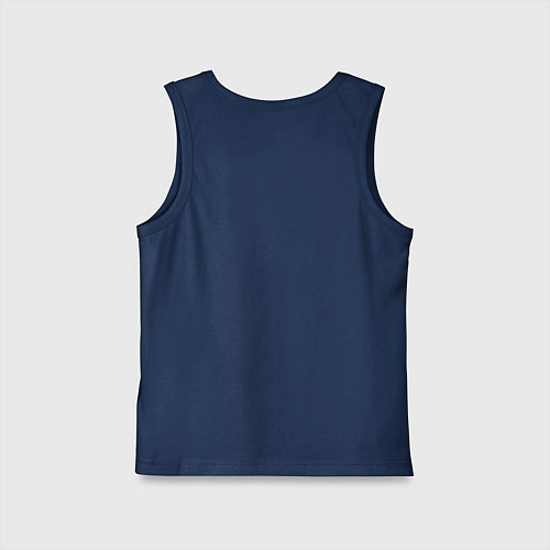 Детская майка Булли крутой бейсболист - нейросеть / Тёмно-синий – фото 2