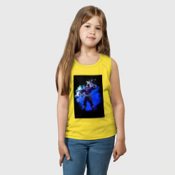 Майка детская хлопок Моя геройская академия Всемогущий Тосинори Яги, цвет: желтый — фото 2