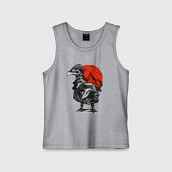 Майка детская хлопок BMW GS Гусь, цвет: меланж