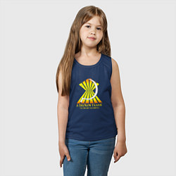 Майка детская хлопок Depeche Mode - A Broken Frame logo, цвет: тёмно-синий — фото 2