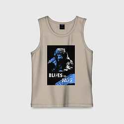 Детская майка Блюз против джаза