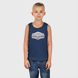 Майка детская хлопок Бангкок - добро пожаловать, цвет: тёмно-синий — фото 2