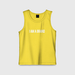 Детская майка I am a brand