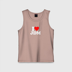 Детская майка I love JDM