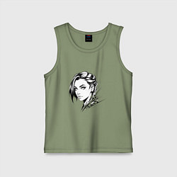 Детская майка Девушка эмо