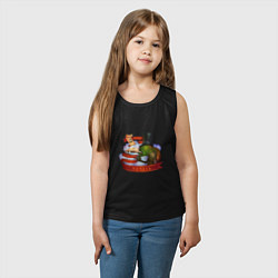 Майка детская хлопок Мудрость и Печаль - Сэр Троглодит, цвет: черный — фото 2