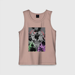 Майка детская хлопок Ван-Пис Зоро Ророноа пират, цвет: пыльно-розовый