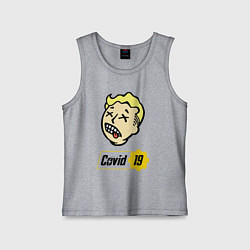 Детская майка Vault boy - covid 19