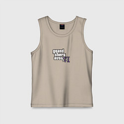 Детская майка Grand Theft Auto 6 vice city logo