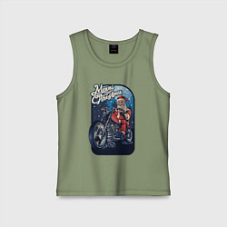 Детская майка Santa Biker