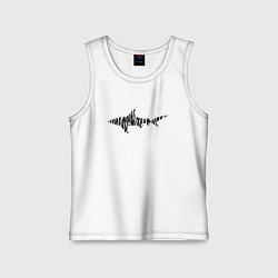 Детская майка Тигровая акула графика