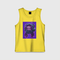 Майка детская хлопок Аманда Янг, цвет: желтый