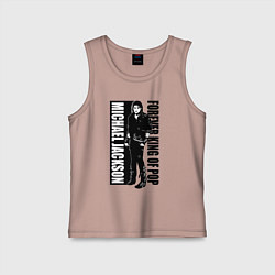 Детская майка Michael Jackson - forever king of pop